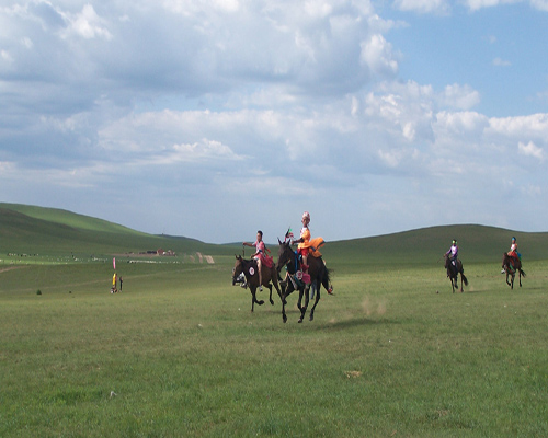 蒙古族赛马