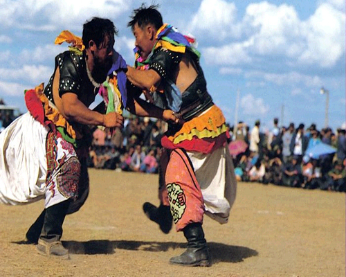 蒙古族摔跤